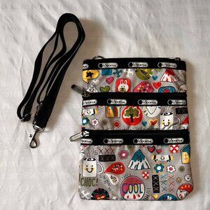 Lesportsac Three Compartment Women's Crossbody Bag